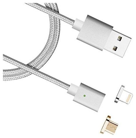 

ASTOUND Data Charging 8 Pin (Lightning) Micro USB Cable ( 1 mtr Grey )