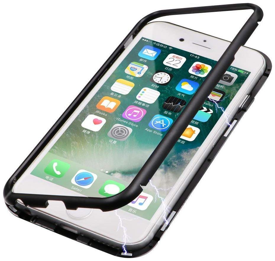 EXOTIC FLOURISH Glass Metal Back Cover For Apple iPhone 6 Apple iPhone 6s Black by Exotic Flourish