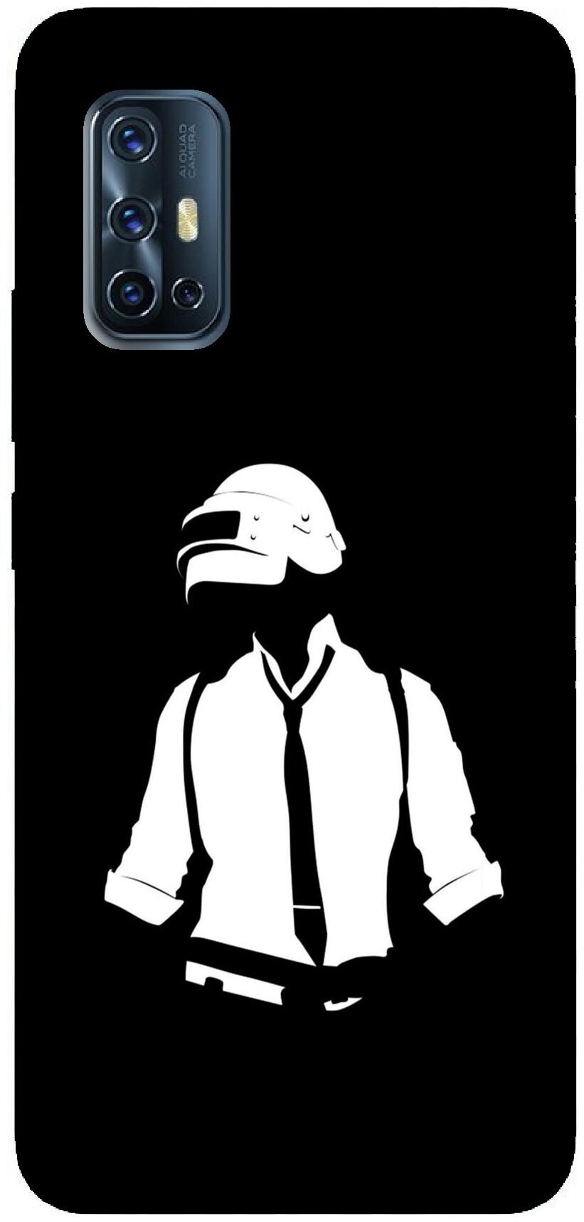 

AVILOOK Silicone Back Cover For Vivo V17 ( Black White )