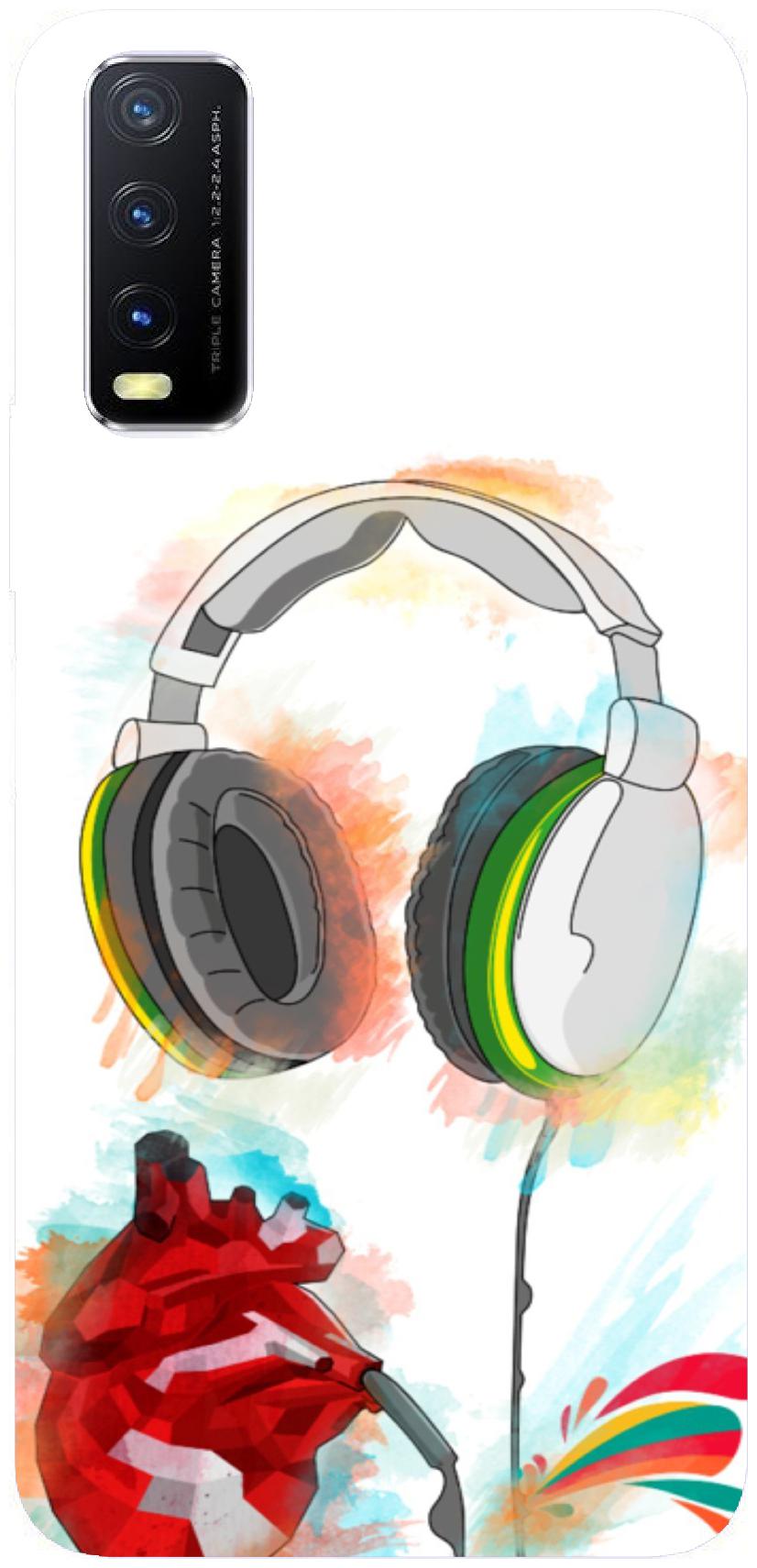 

AVILOOK Silicone Multi Color Back Cover For Vivo Y20i