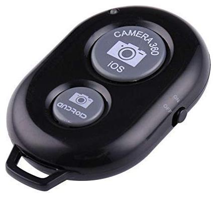 

ACCESORIES LEGACY Bluetooth Remote Controller Shutter Button for Selfie Click Portable for iOS Android Devices (Random Colour)