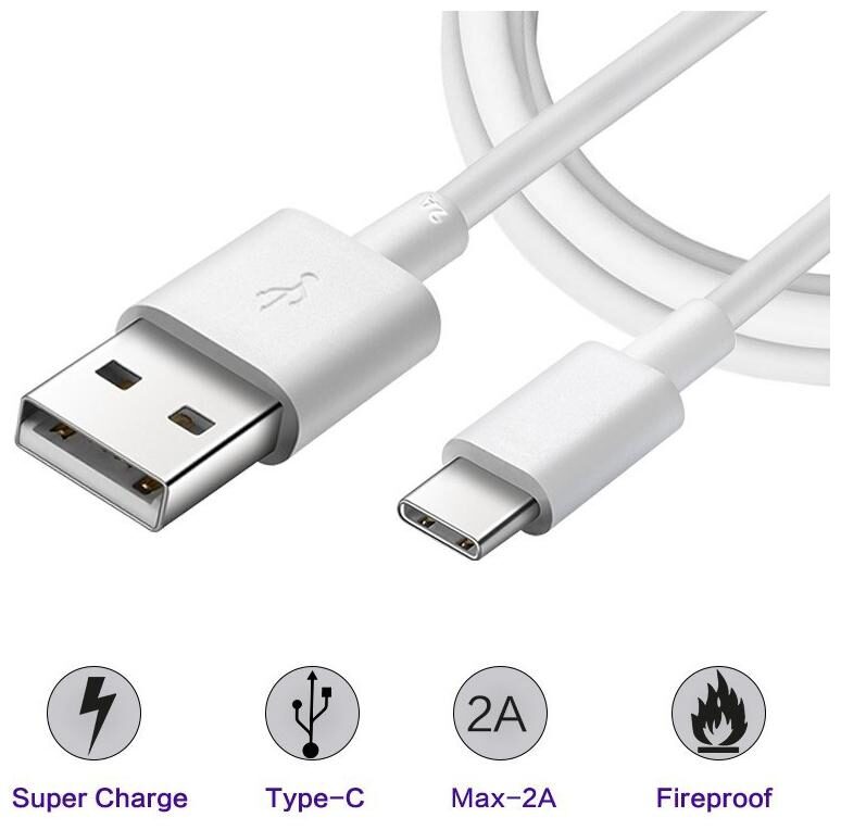 

AZANIA Data Charging Type-C Cable ( 1 m White )