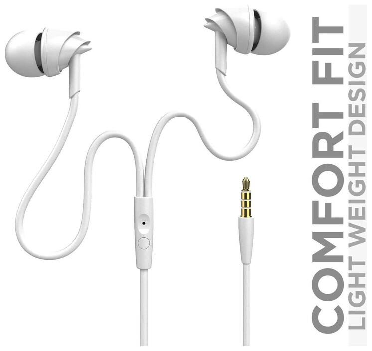 

AZANIA BASSHEAD T-5000 In-Ear Wired Headphone ( White )