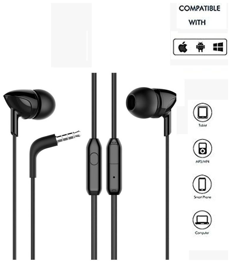 

AZANIA In-Ear Wired Headphone ( Black )