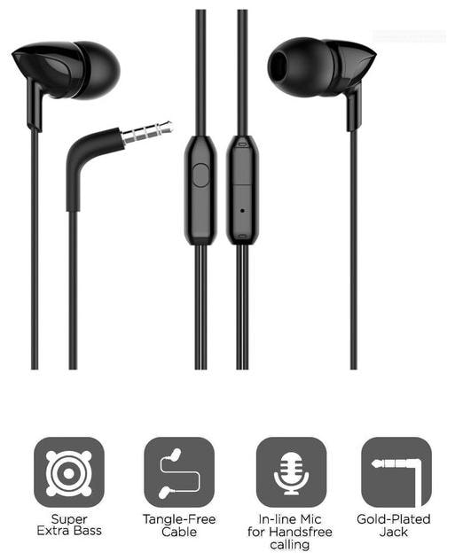 

AZANIA TF-5000 In-Ear Wired Headphone ( Black )