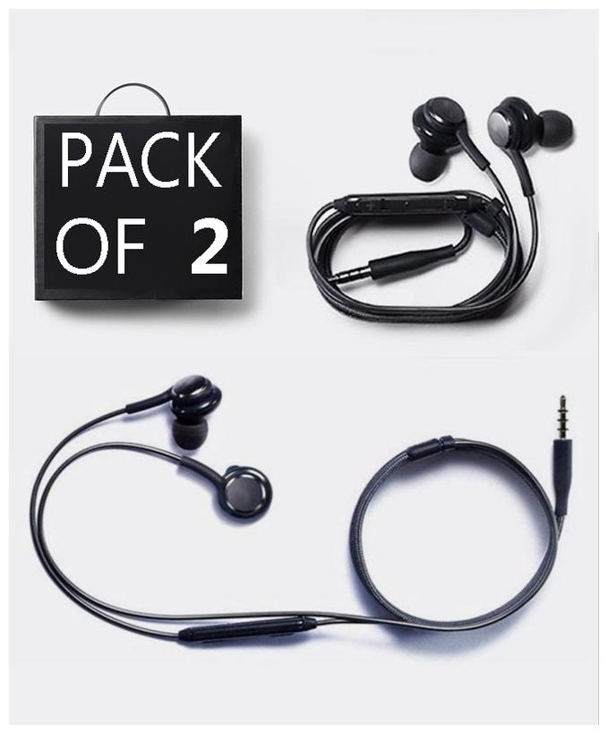

AZANIA COMBO OF 1AKIG 1AKEG In-Ear Wired Headphone ( Black )