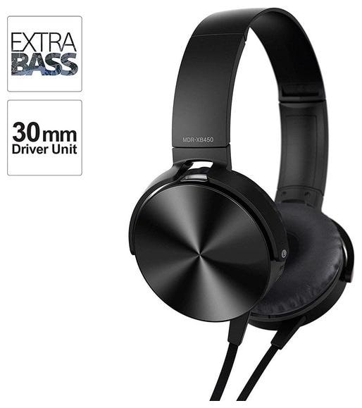 

AZANIA Extra BASS On-Ear Wired Headphone ( Black )