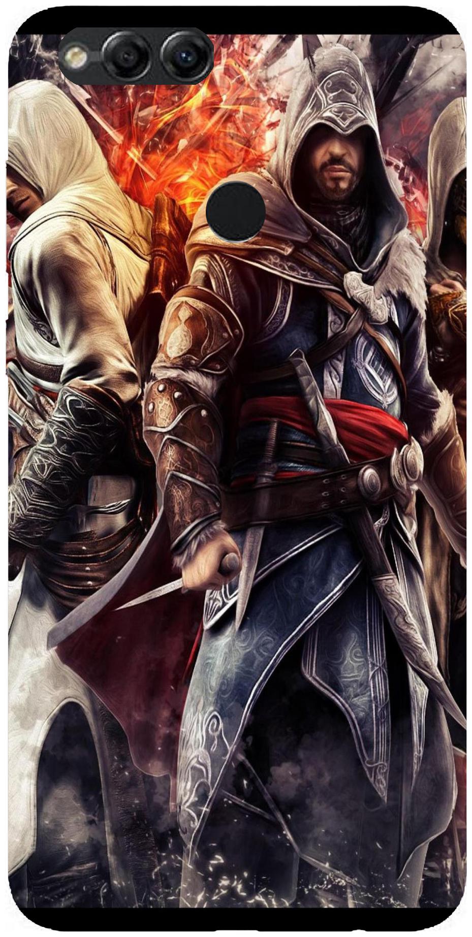 

INC STORE Silicone Back Cover For Honor 7X ( Multi )