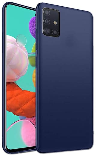 Buy Accesories Legacy Silicone Back Cover For Samsung Galaxy M51 Blue Online At Low Prices In India Paytmmall Com