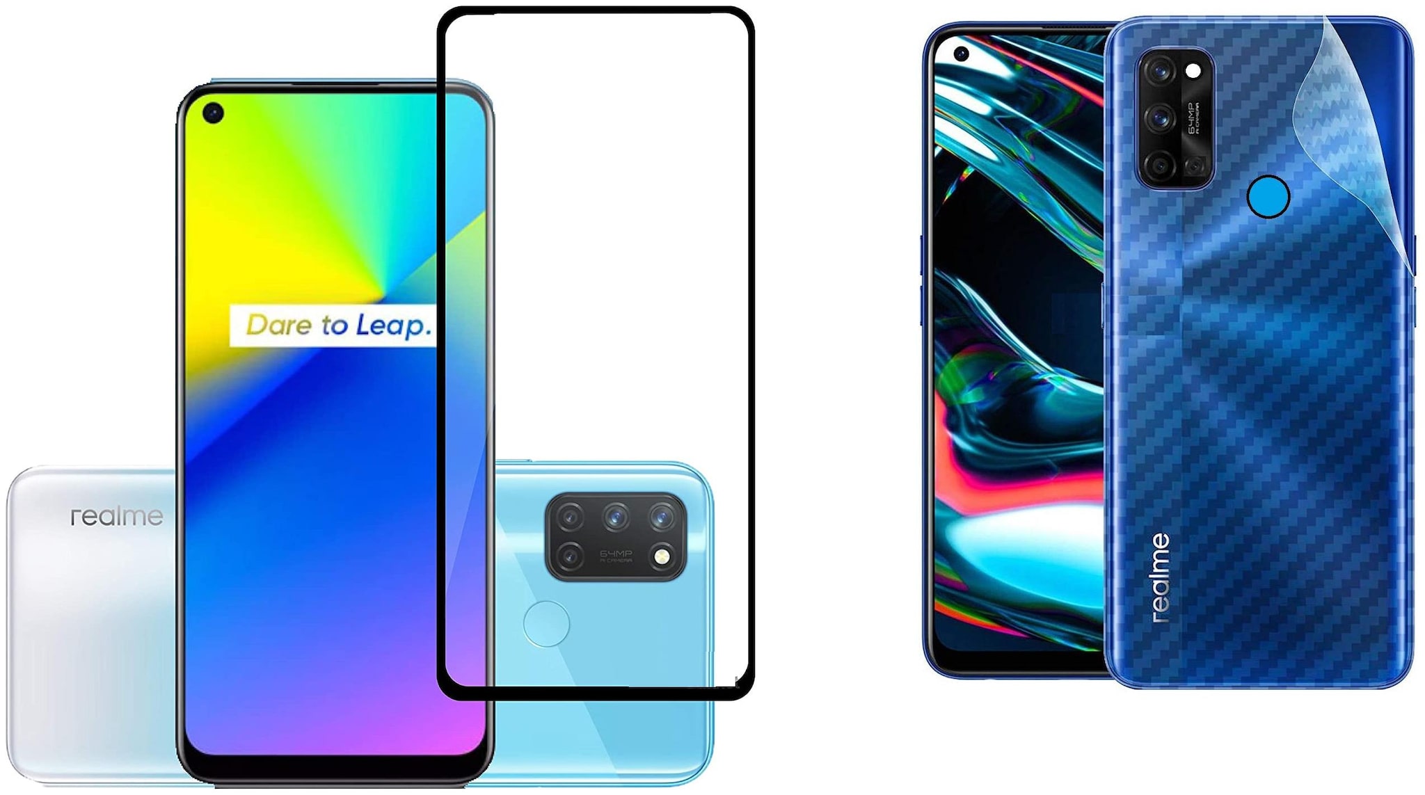 

ACCESORIES LEGACY Front and Back Screen Guard For Realme 7i