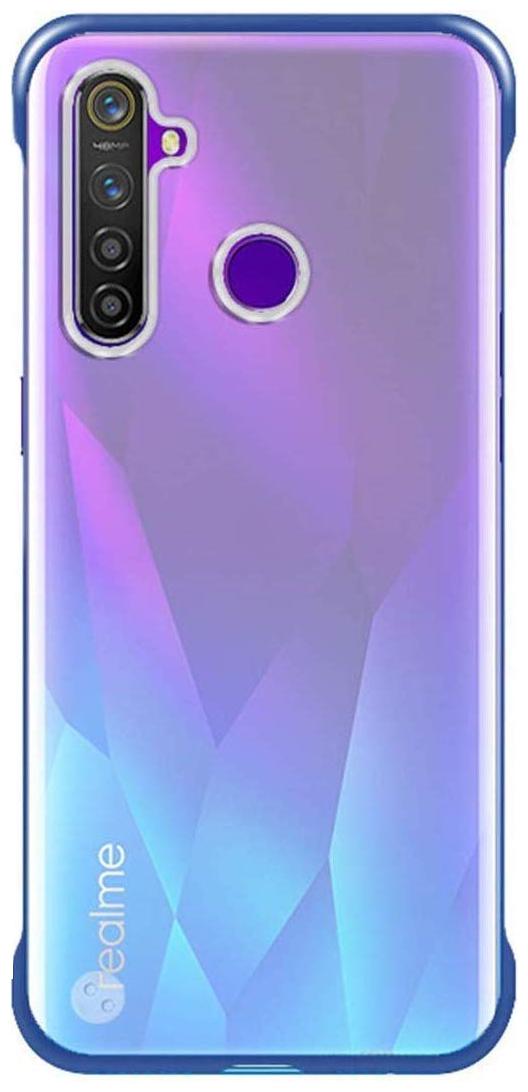 

BACKLUND Plastic Back Cover For Realme 5 ( Blue )