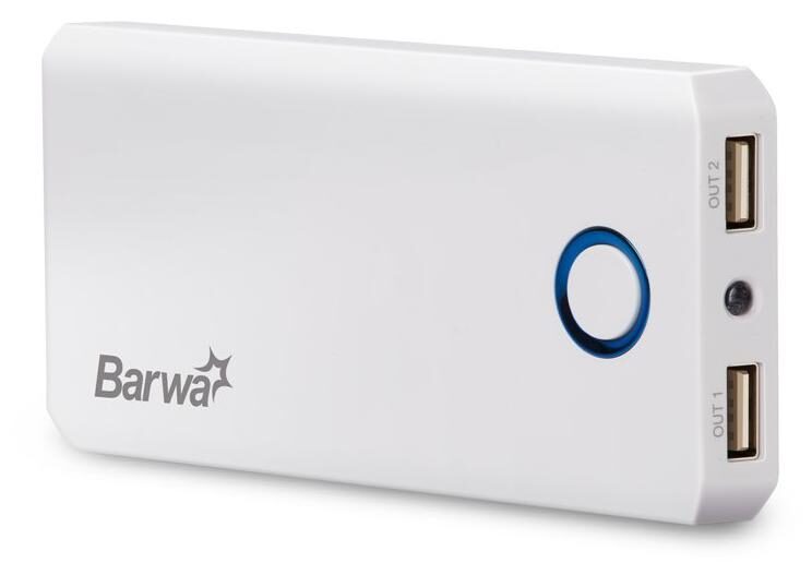 

Barwa 6000 mAh Power Bank - White