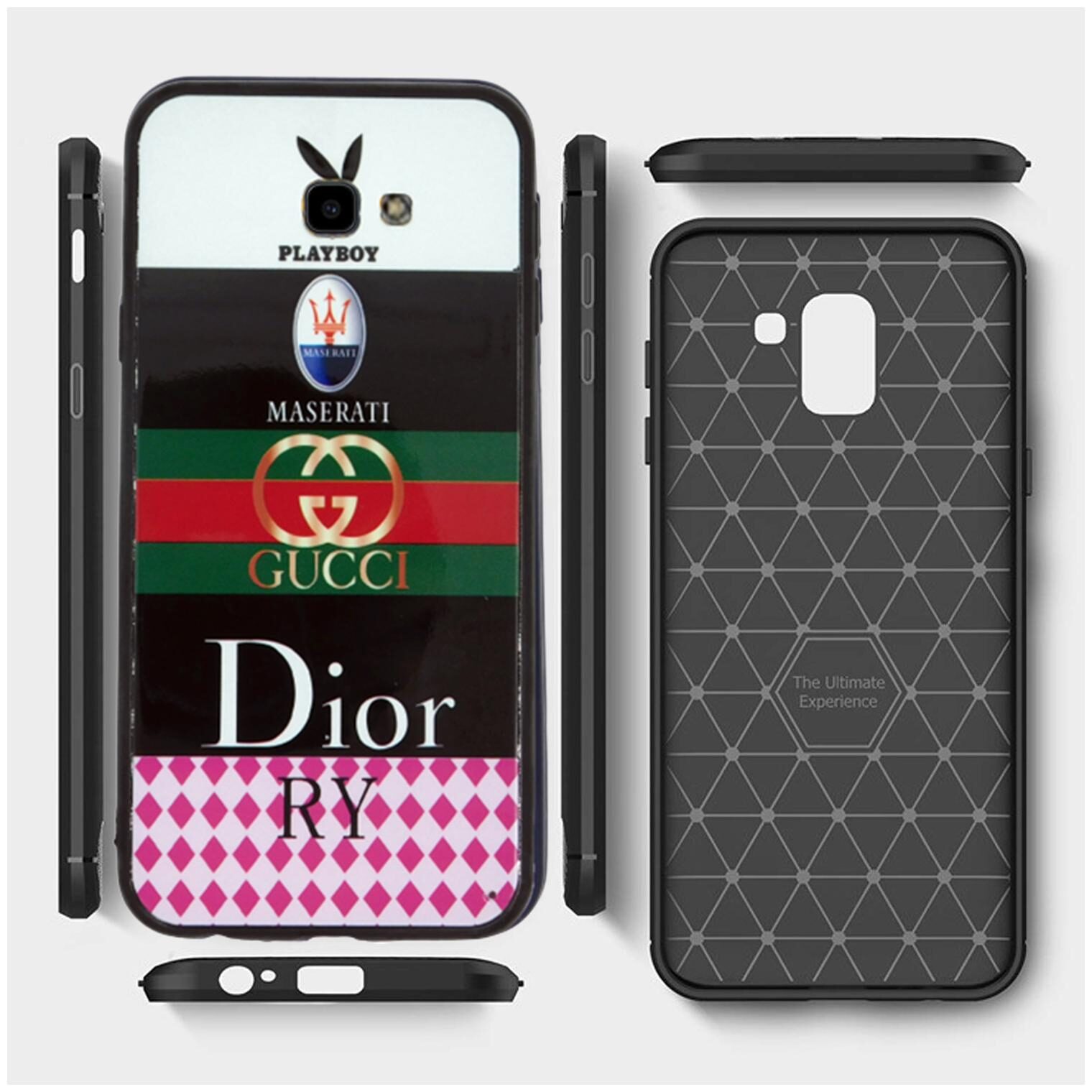 

Ruava Plastic Back Cover For Samsung Galaxy J4 Plus ( Black )