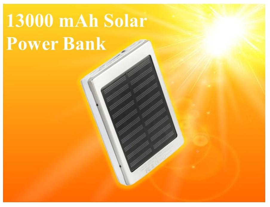

Benison India BNSPWR-41 13000 mAh Solar Fast Charging Power Bank - Black