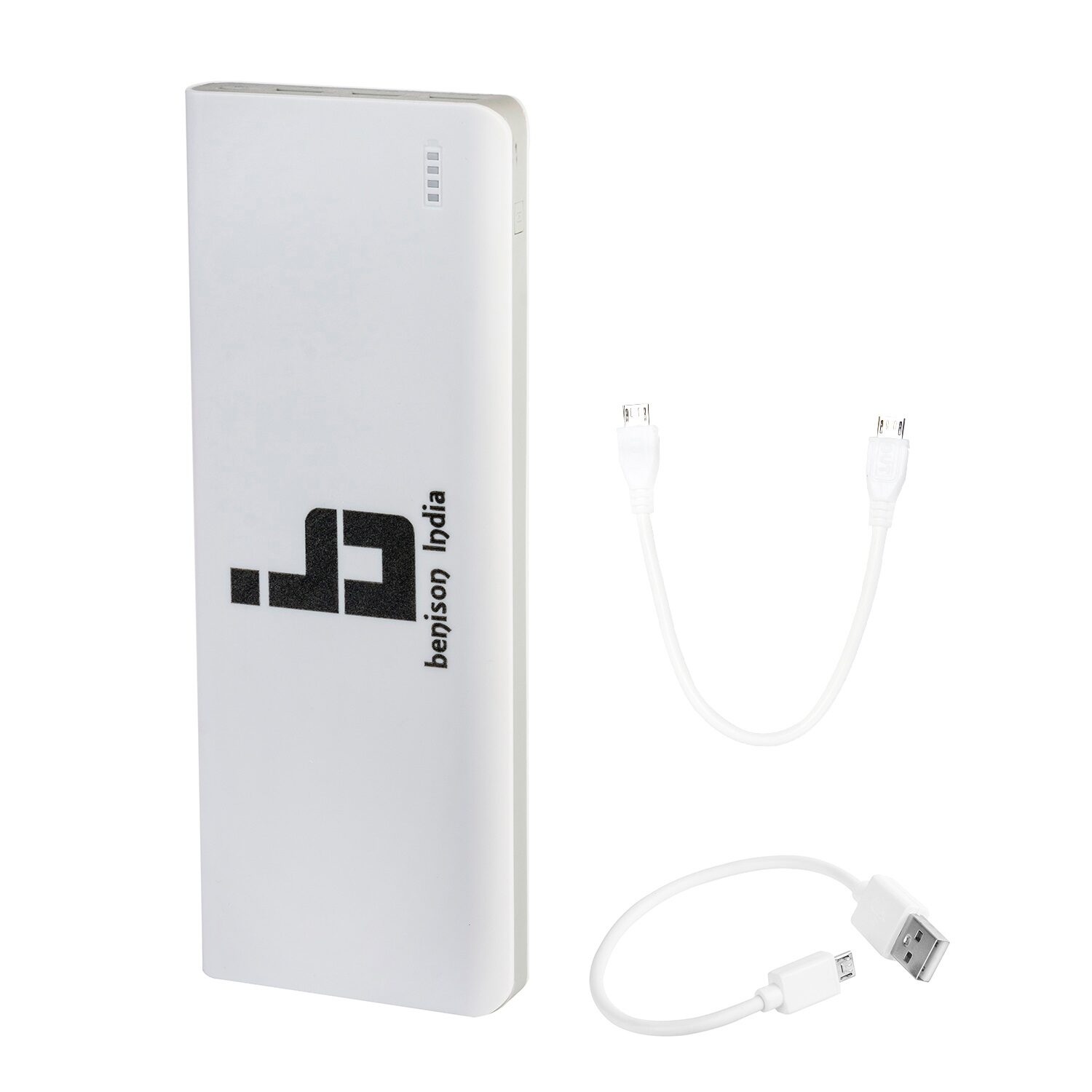 

Benison India BPB55 30000 mAh Slim Fast Charging Power Bank - White