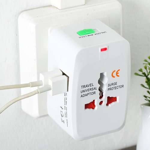 

150 countries Supported Universal Adapter Dual USB Power Charger Travel Electric Converter Plug