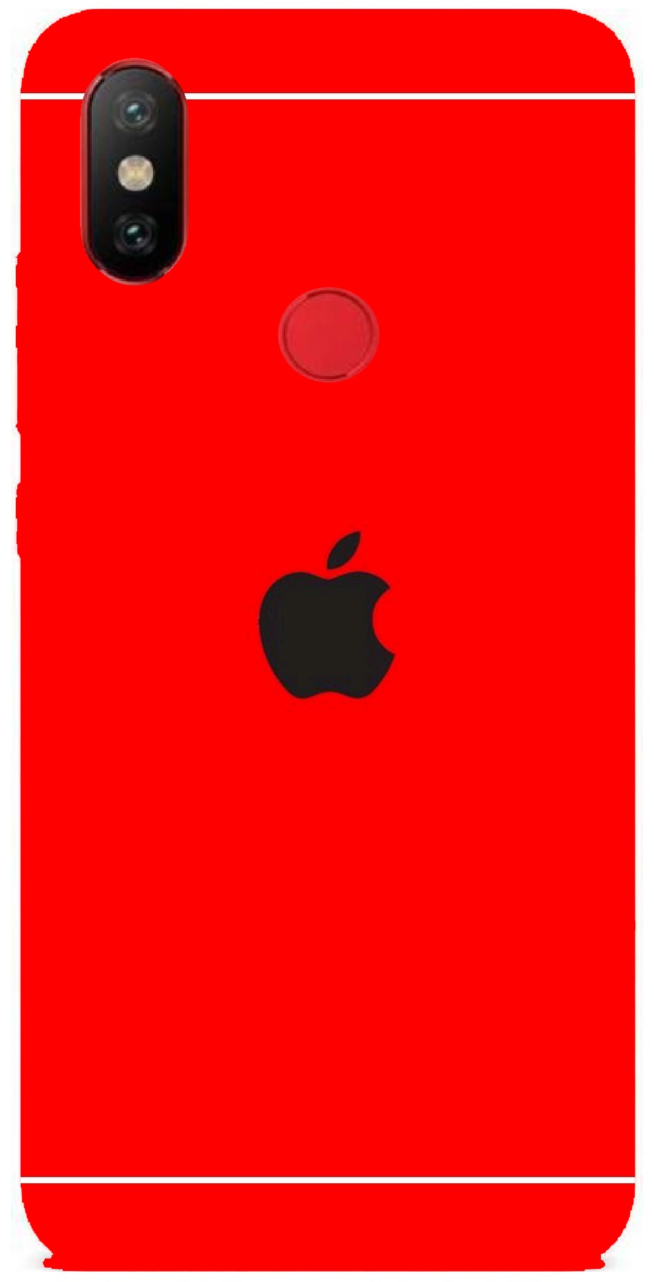 

BIG FAME Silicone Back Cover For Mi A2 ( Multi )