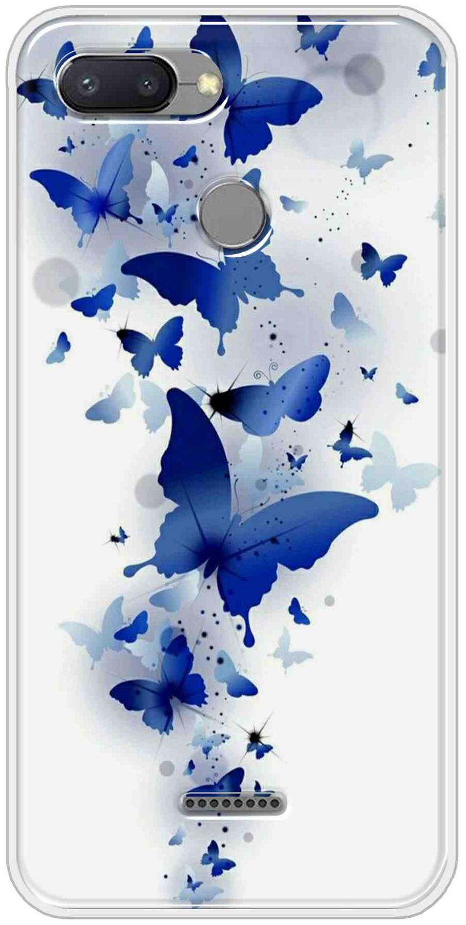 

BIGFAME Silicone Designer Back Cover For Redmi 6 ( Multi )