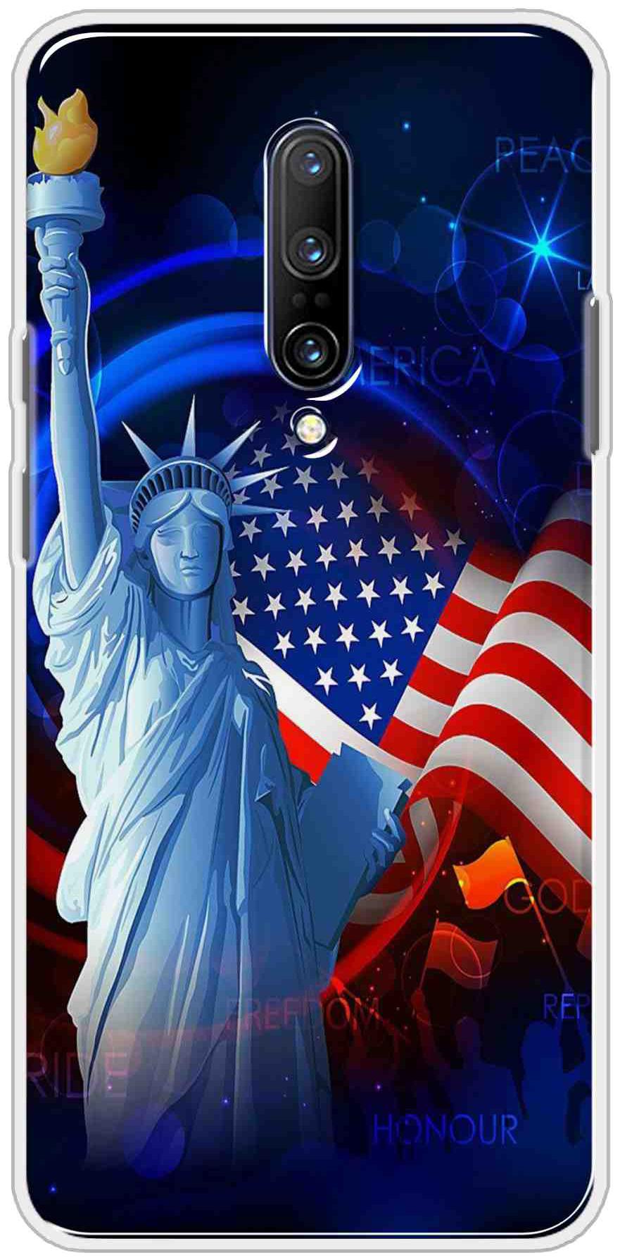 

BIGFAME Silicone Back Cover For OnePlus 7 Pro ( Multi )