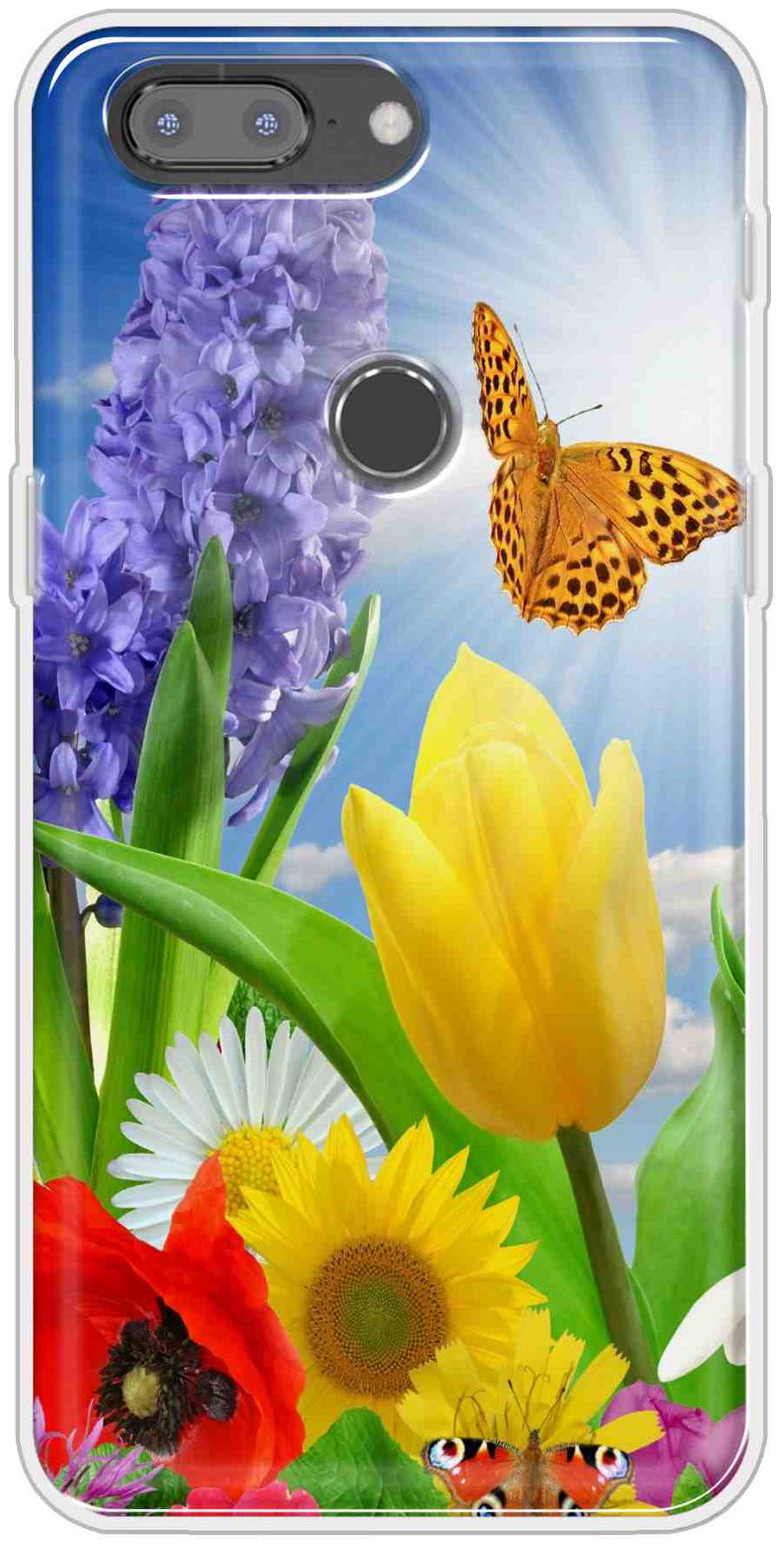 

BIGFAME Silicone Back Cover For OnePlus 5T ( Multi )
