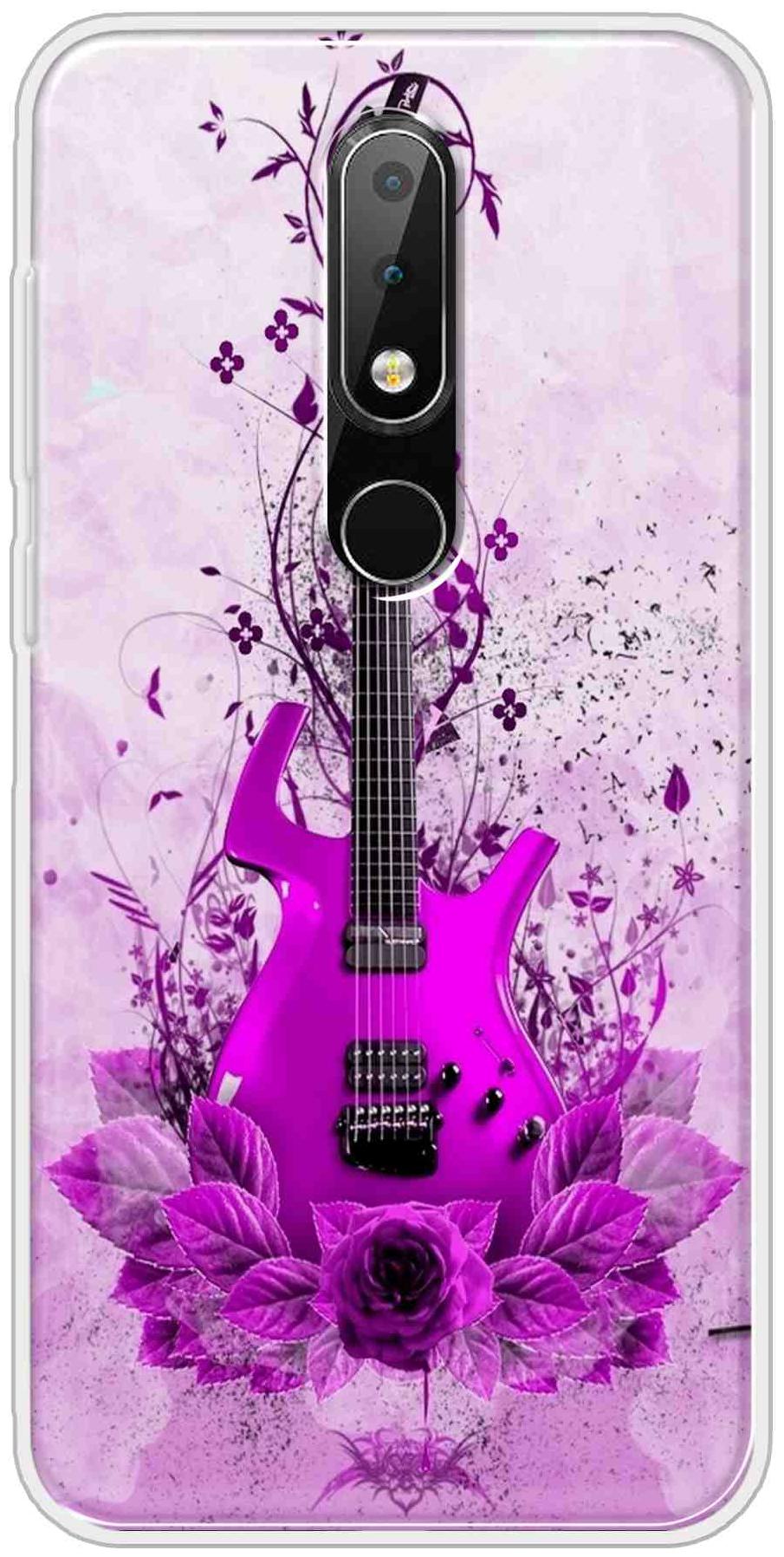 

BIGFAME Silicone Back Cover For Nokia 6 1 Plus ( Multi )