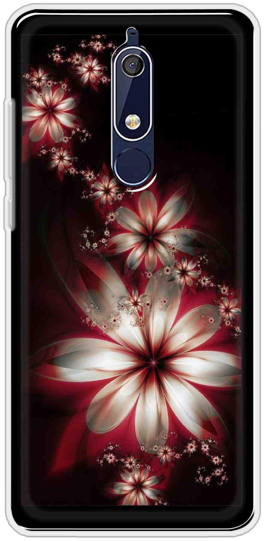 

BIGFAME Silicone Back Cover For Nokia 5 1 ( Multi )