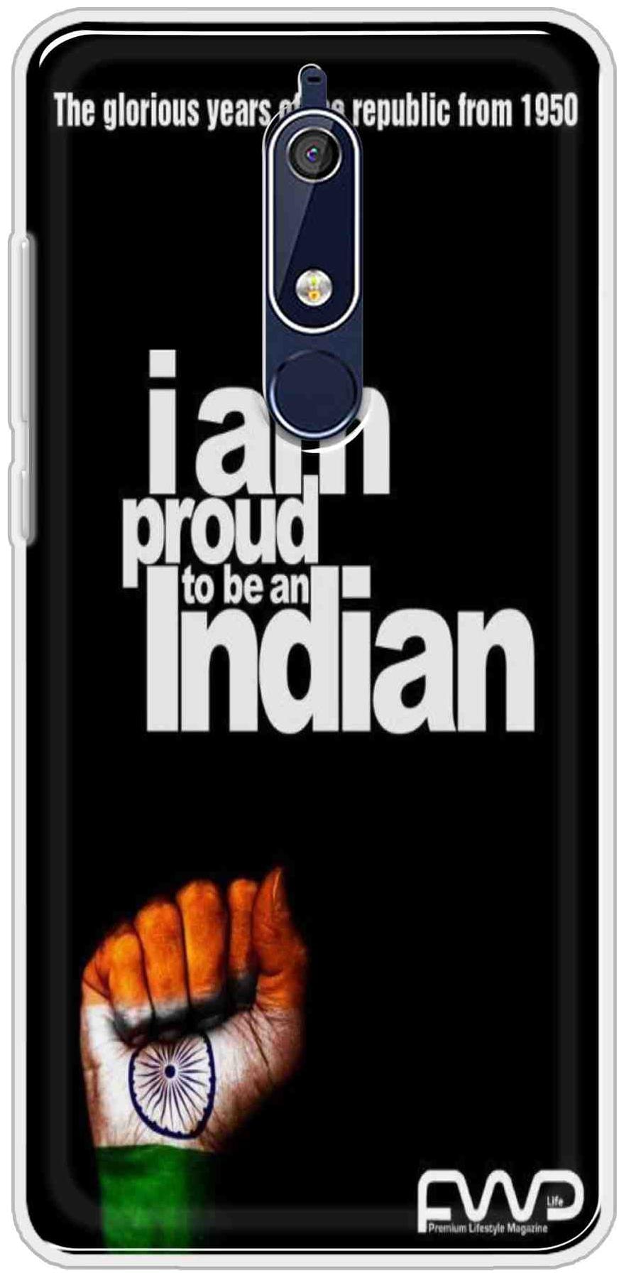 

BIGFAME Silicone Back Cover For Nokia 5 1 ( Multi )
