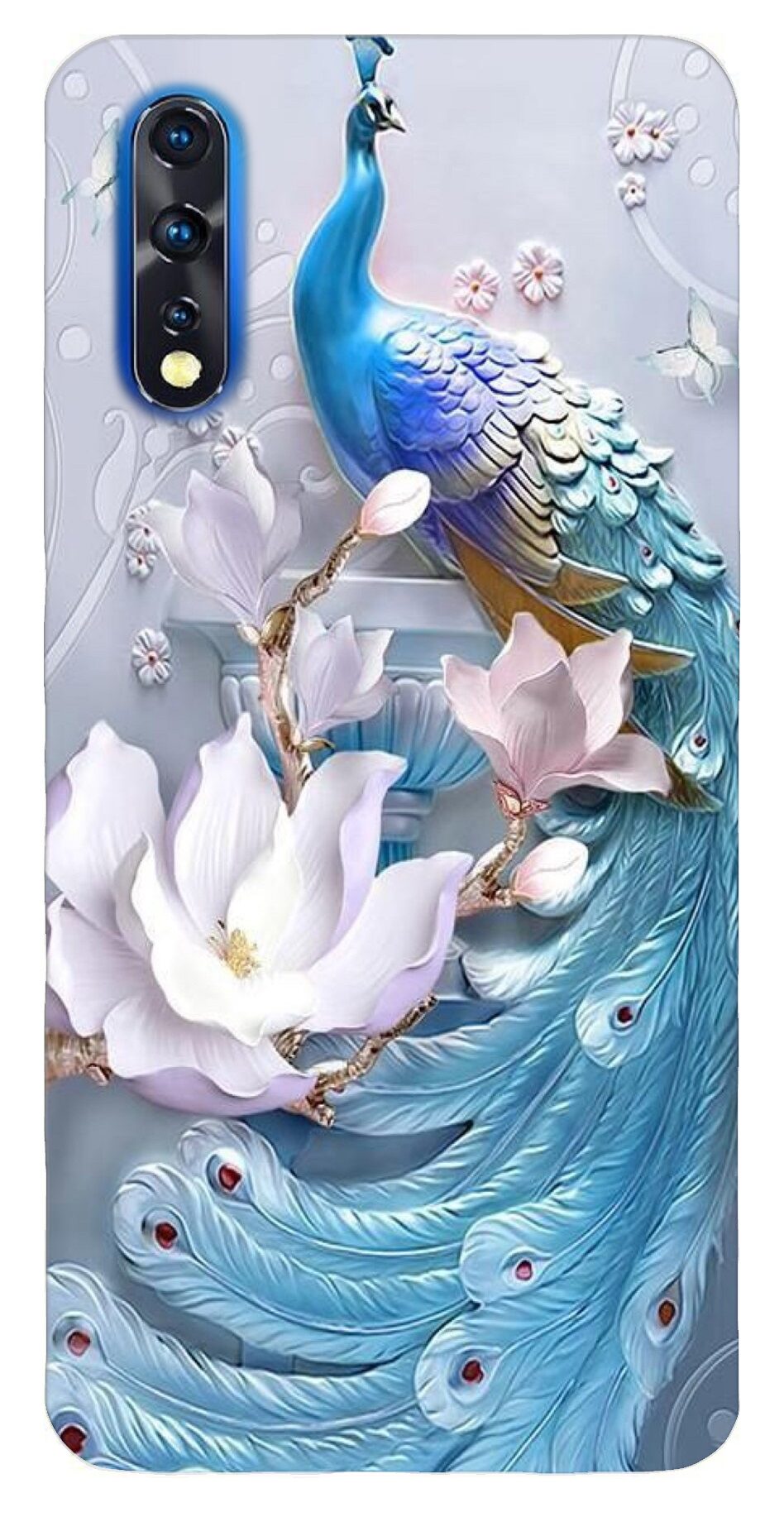 

BIGFAME Silicone Back Cover For Vivo Z1x ( Multi )