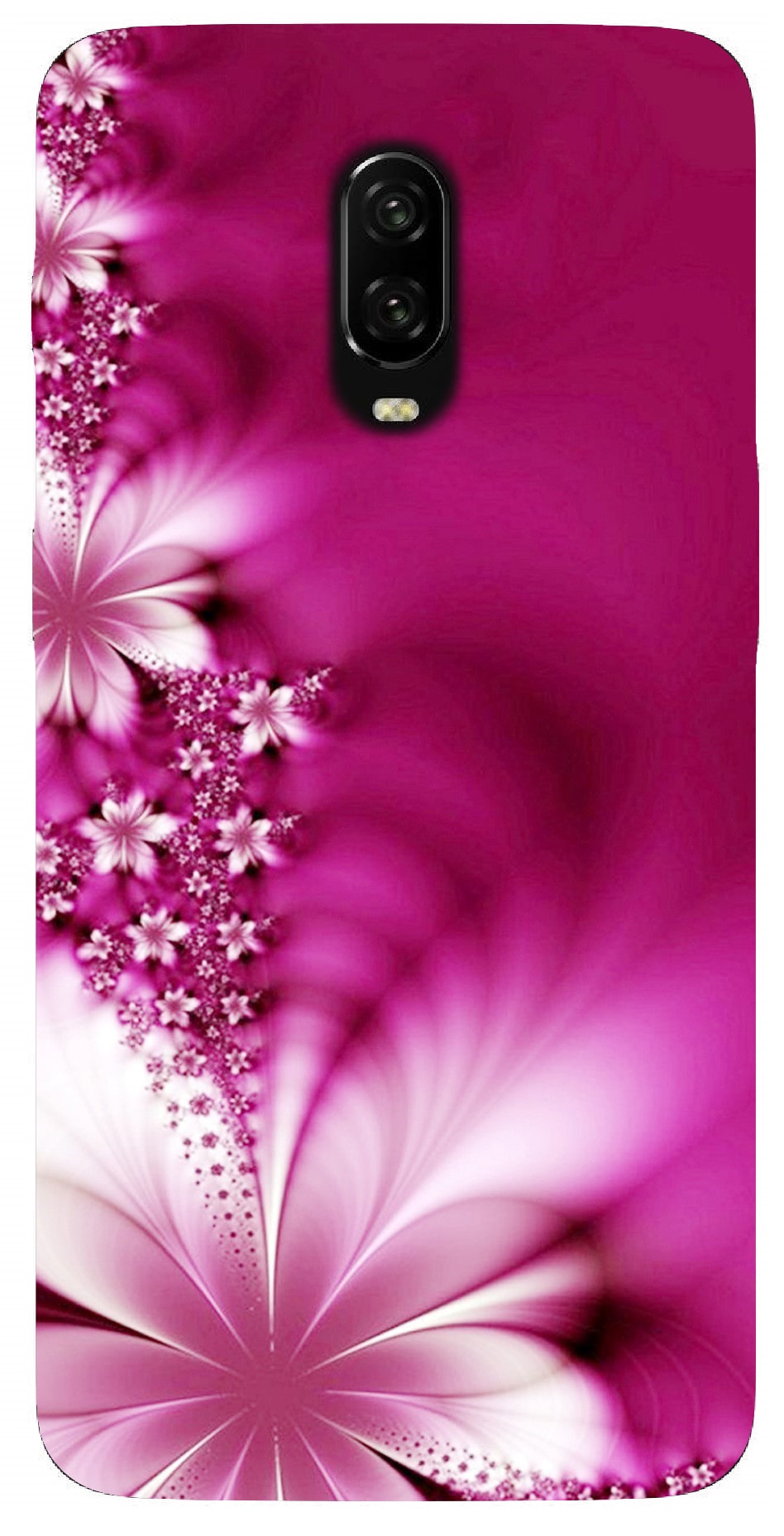 

BIGFAME Silicone Back Cover For OnePlus 6T ( Multi )