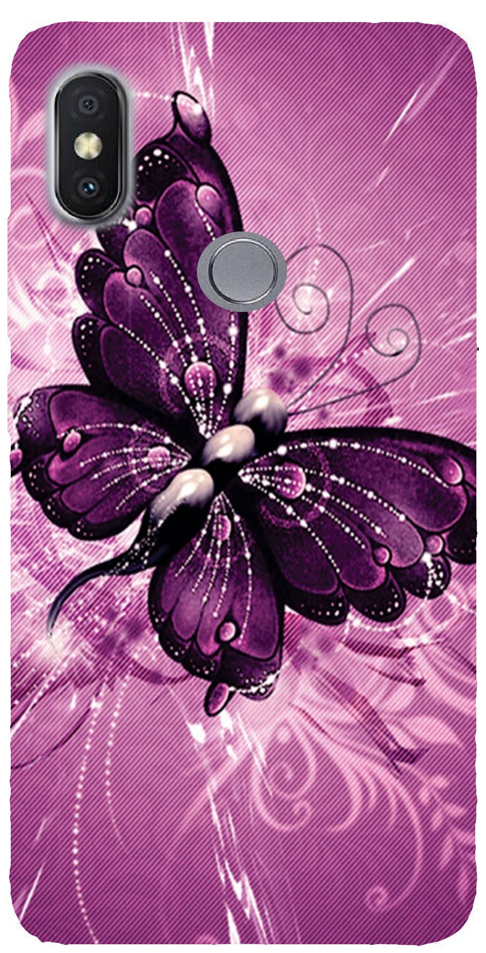 

BIGFAME Printed Back Cover for Mi Redmi Y2