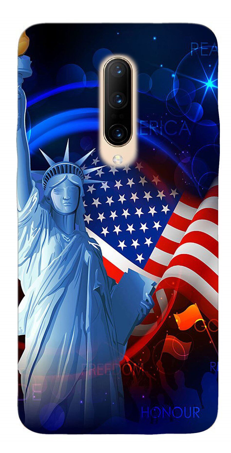 

BIGFAME Silicone Back Cover For OnePlus 7 Pro ( Multi )