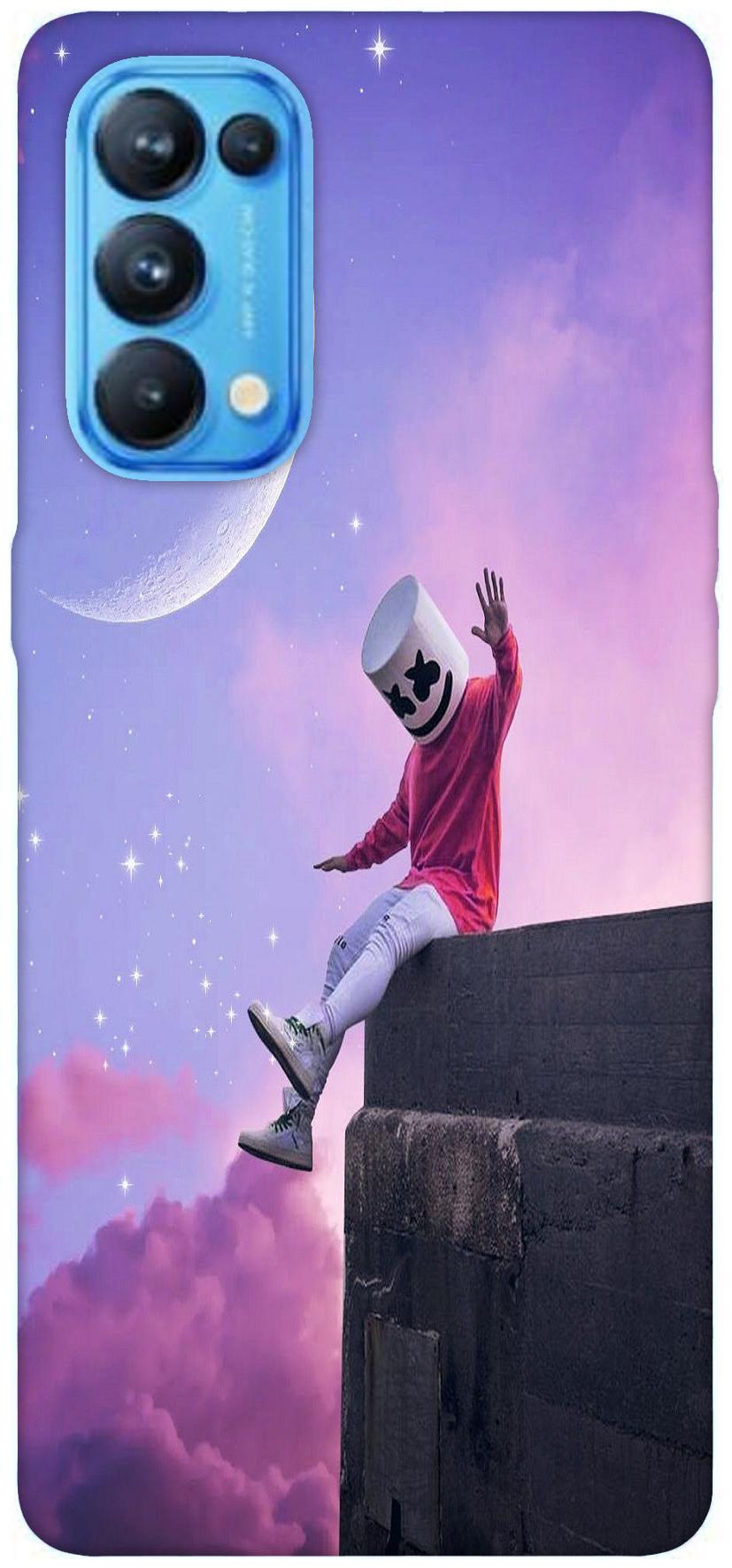 

Bigfame Soft Silicon Printed Mobile Back Covers For Oppo Reno 5 Pro Multi