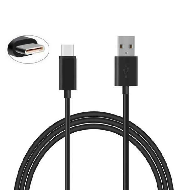 

BLACK 6FT LONG TYPE-C USB CABLE W TURBO CHARGING WIRE J2M for SMARTPHONES