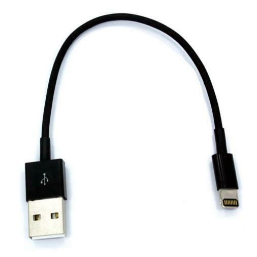 

BLACK SHORT USB CABLE RAPID CHARGER SYNC POWER WIRE CORD for IPHONE IPAD IPODS