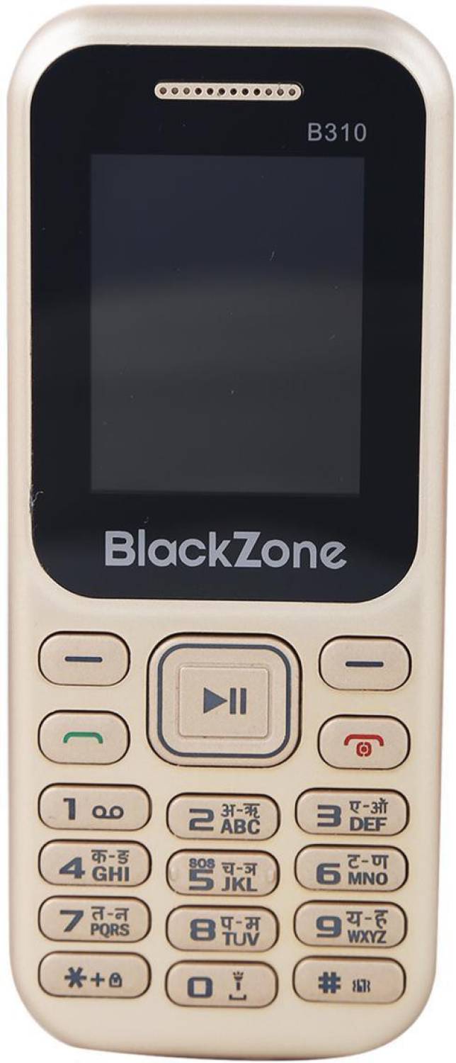 

BlackZone B310 1 8 inch Display features phone (GOLD)