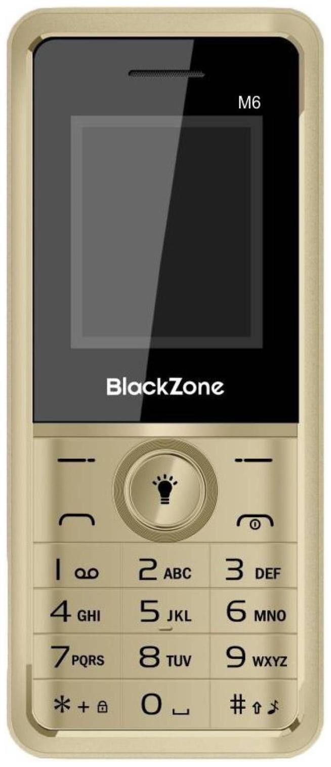 

Black Zone M6 Dual Sim (Gold)