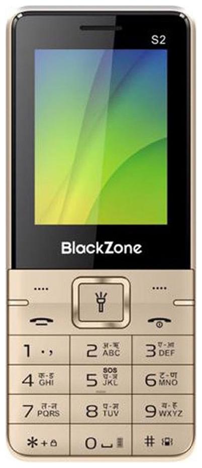 

BlackZone S2 2 4 Display Features phone (GOLD BLACK)