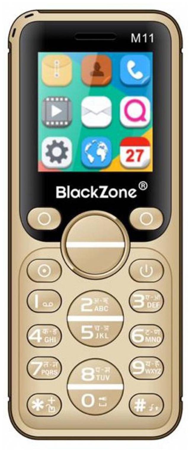 

BlackZone M11 1 44 Card Phone Features phone (Champagne)