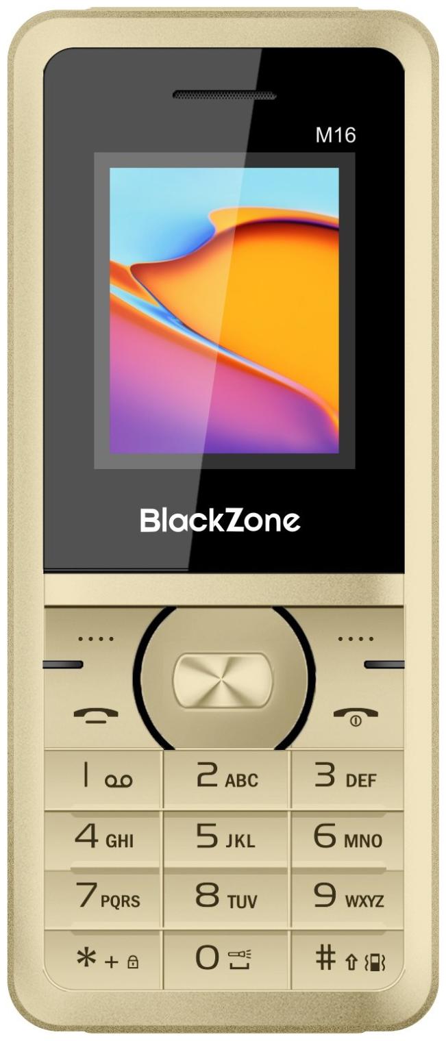 

BlackZone M16 1 8 inch Display features phone (GOLD)