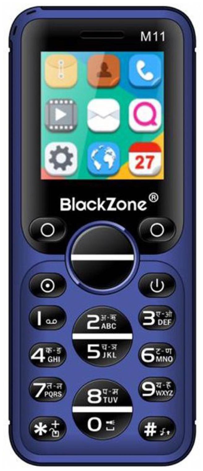 

BlackZone M11 1 44 Card Phone Features phone (Blue)