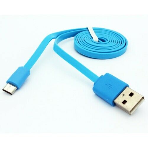 

Blue 6ft Long Micro-USB Cable Fast Charge Power Wire Sync Cord for CELL PHONES