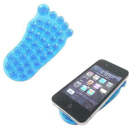

BLUE SUCTION CUP PHONE HOLDER DOUBLE SIDED NON-SLIP FOR Q6F for SMARTPHONES