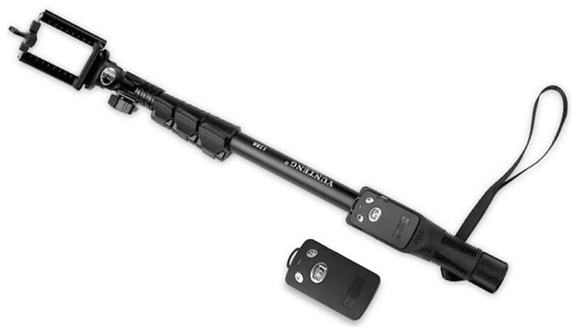 

Bluetooth Selfie Stick for Smartphones Action and Digital Camera (Black) BY TSV