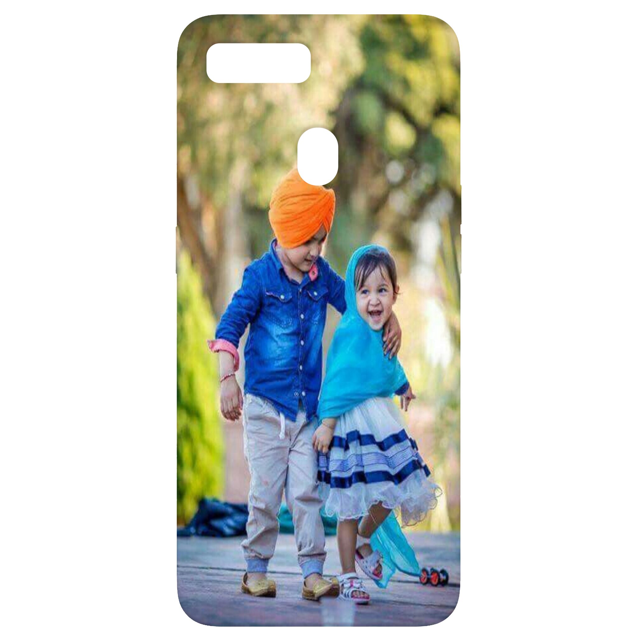 

BMB SHOPPE Silicone Back Cover For OPPO A7 ( Multi )