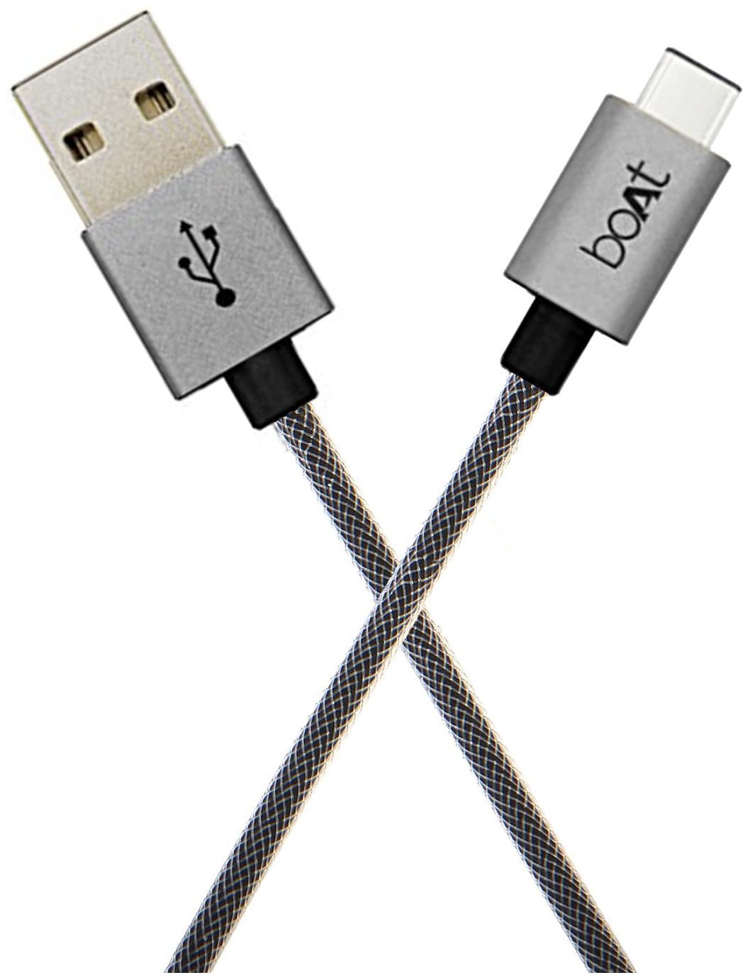

boAt Data Charging Type-C Cable ( 1 m Grey )