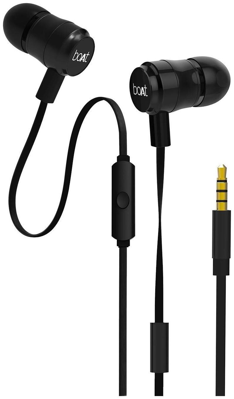 

boAt Bassheads 235 V2 In-Ear Wired Headphone ( Black )