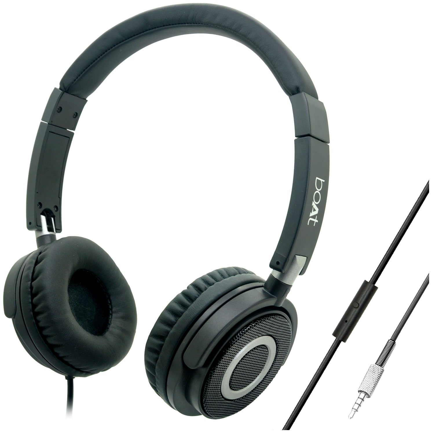 

boAt BassHeads 910 On-Ear Wired Headphone ( Black )