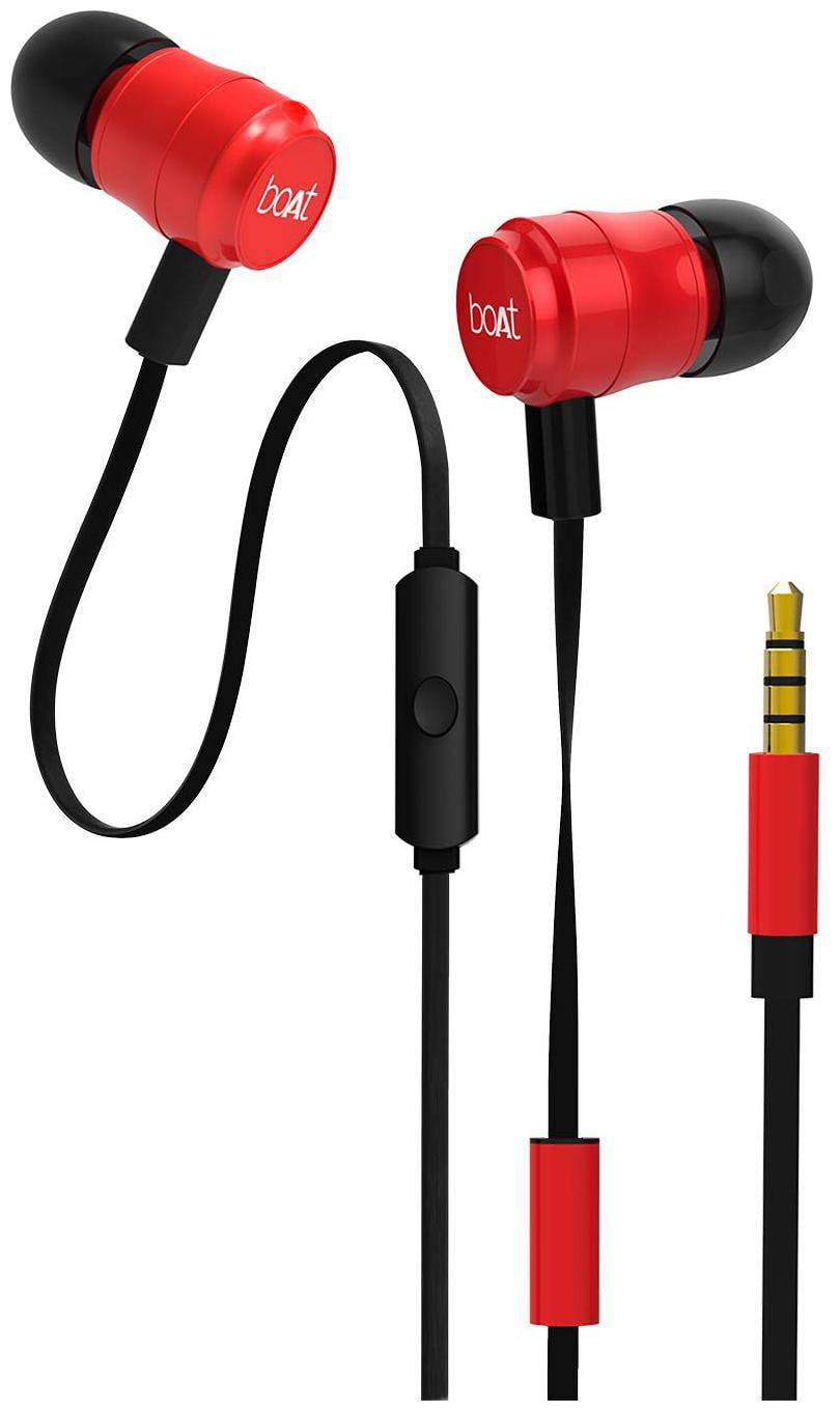 

boAt Bassheads 235 V2 In-Ear Wired Headphone ( Red )