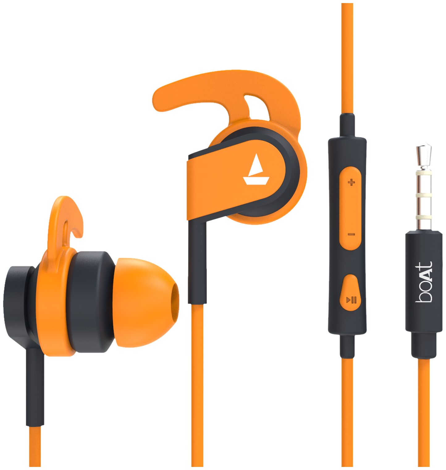 

boAt BassHeads 242 In-Ear Wired Headphone ( Orange )