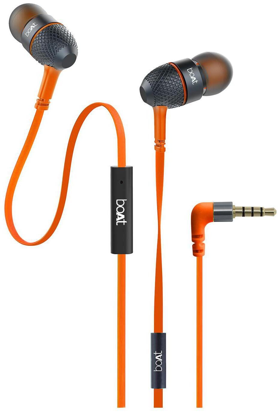 

boAt Bassheads 220 In-Ear Wired Headphone ( Orange )